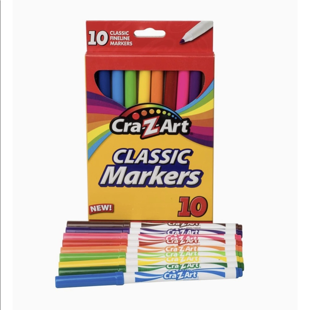 4 Pack Cra-Z-Art 10 Ct Classic Fineline Markers